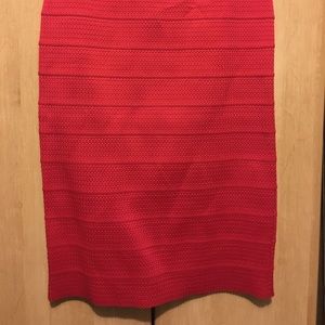 NY & Co Red Skirt